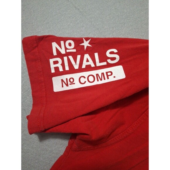 AKOO Shirt Mens T Shirt 3X Red World Renowned Ricals No Comp Cobra AOP EUC - Picture 4 of 10